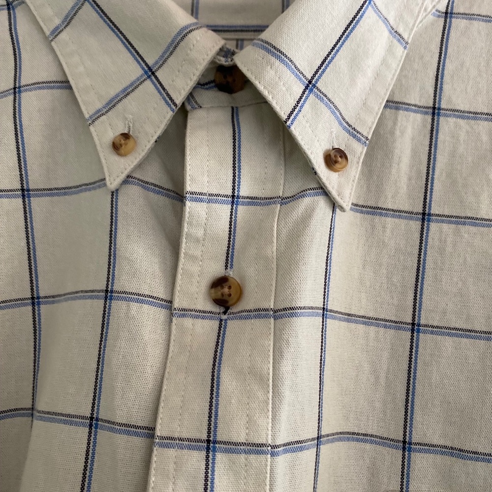 CROFT AND BARROW LONG SLEEVE BUTTON UP PLAID SHIRT - Picture 6 of 6